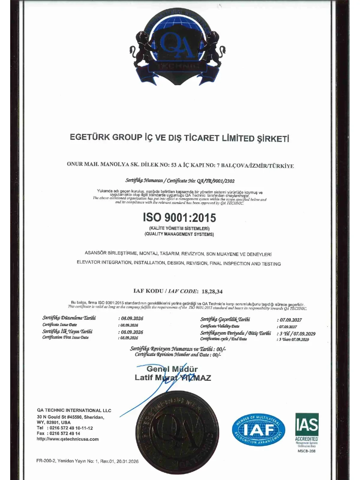 ISO 9001-2015